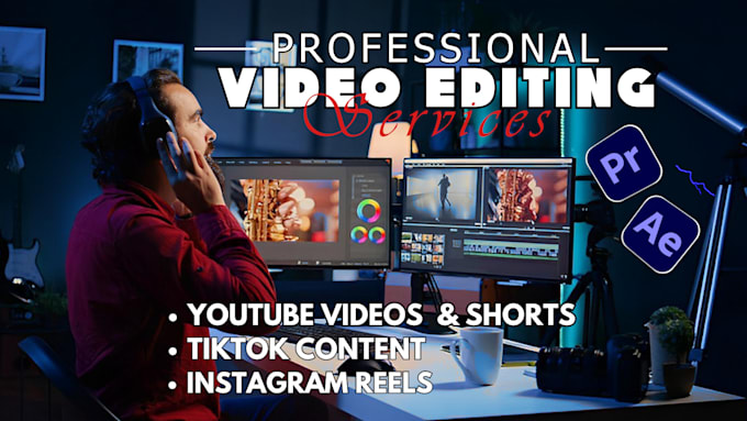 do video editing for youtube and instagram reels, tiktok video editing