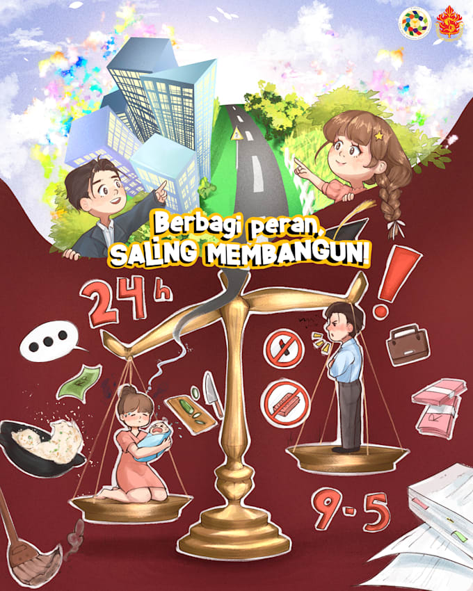make a poster for commercial, educational, social campaign
