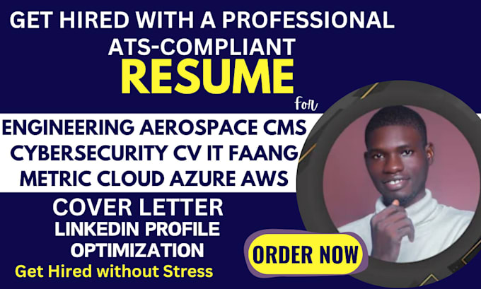engineering aerospace cms cybersecurity IT faang metric cloud azure aws resume