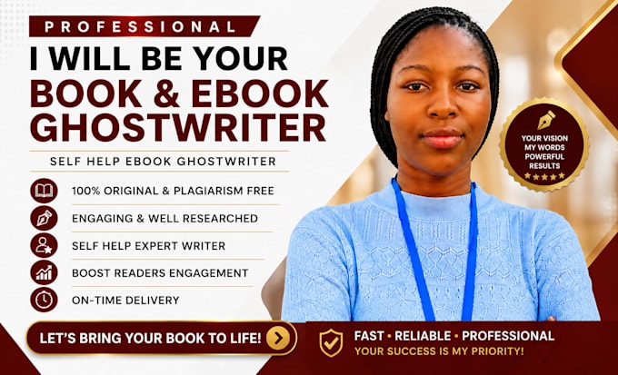 be your book and ebook ghostwriter self help ebook ghostwriter
