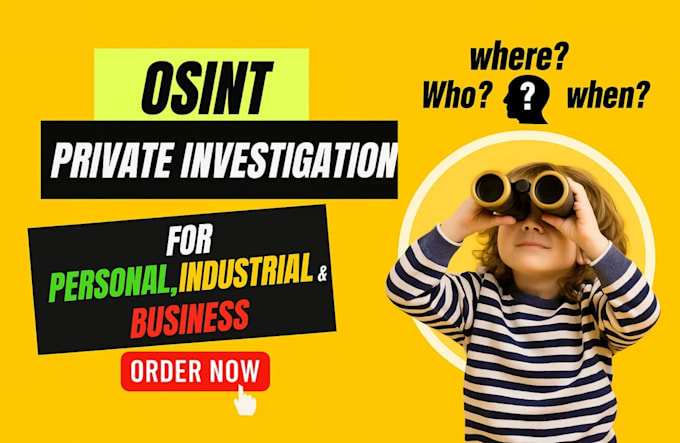 be your online detective,osint, social media investigation