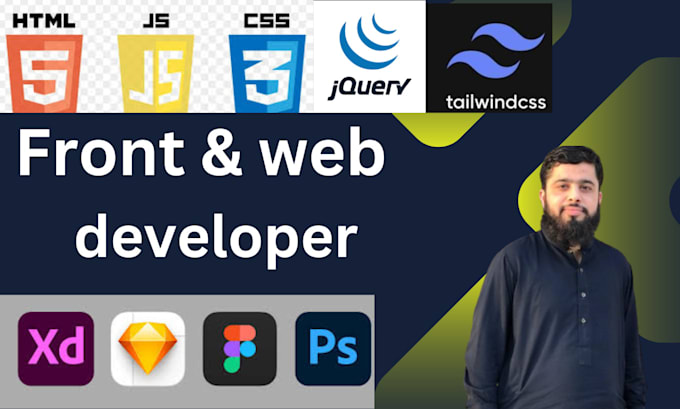 Be your front end web developer by Nabkeels | Fiverr