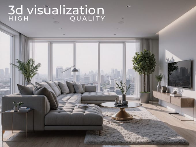 realistic 3d interior visualization