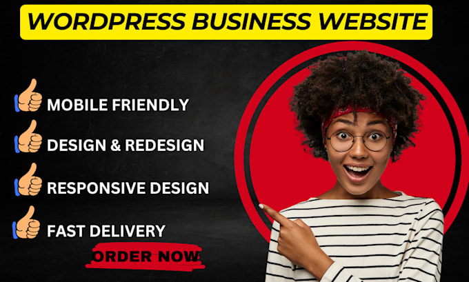develop, design highly responsive wordpress business website