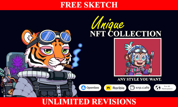 design unique nft art and generate collection