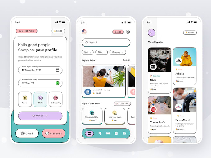 build loyalty app, discount app, reward based app