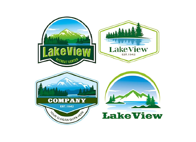 design modern agriculture, landscape and lawn care logo