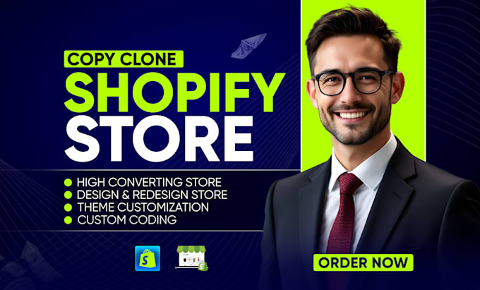 clone shopify store, duplicate or convert any website into shopify store