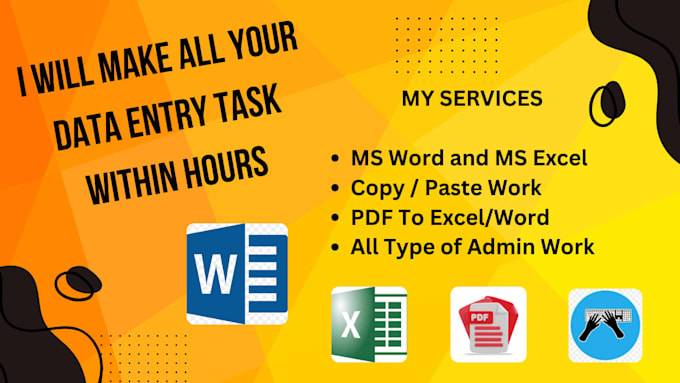 Manage all your data entry task by Ripadas_ | Fiverr