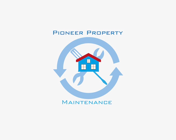 design attention property maintenance logo