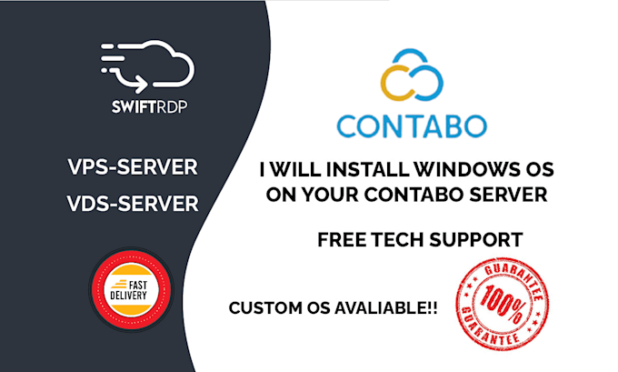install windows on your contabo server