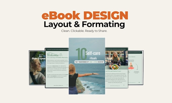 design or format canva ebook or guide