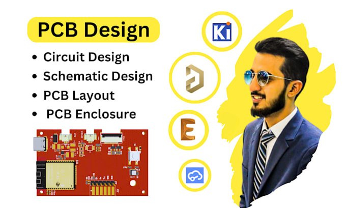 Design pcb layout and schematic by Usama_ejaz1 | Fiverr