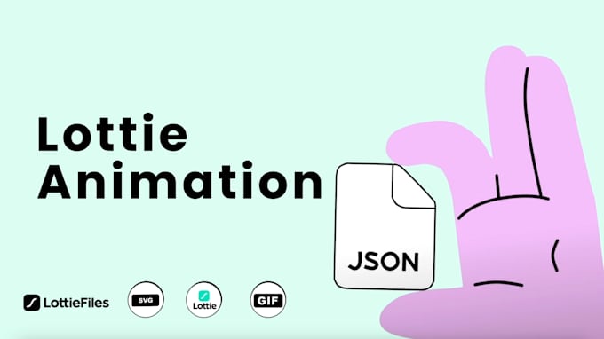 create a lottie animation for your website or app