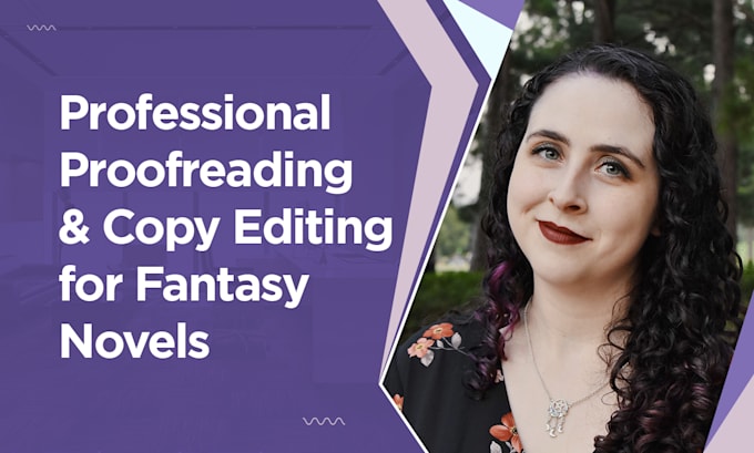 proofread and copy edit your fantasy novel