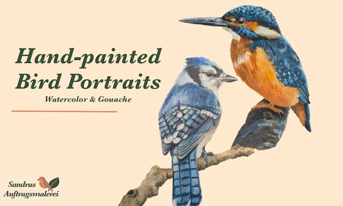 paint any bird you like, wild bird, pets
