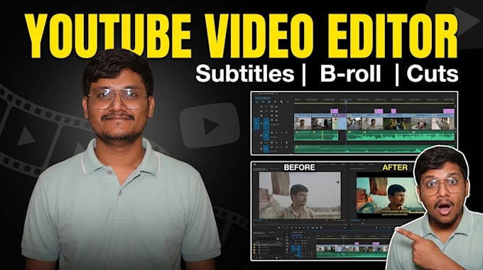 youtube videos with engaging cuts subtitles and b roll