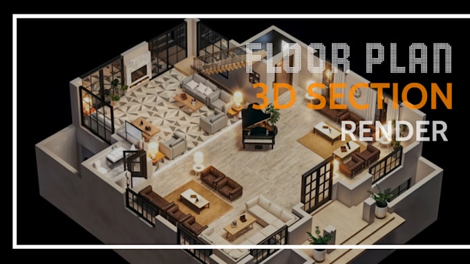 do premium quality 3d floor plans for house construction