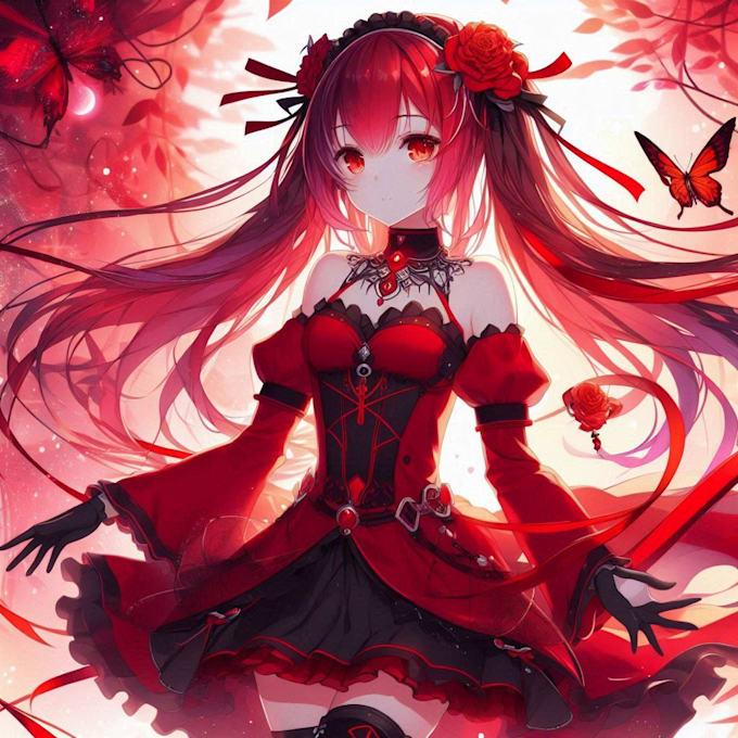 create a anime or manga character art