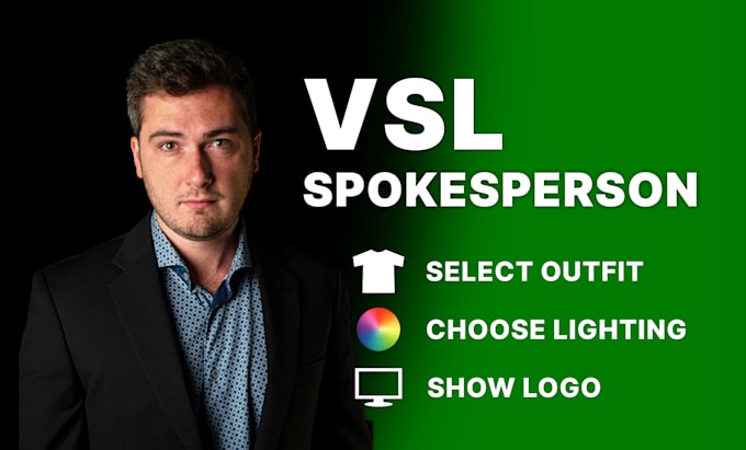 create a video sales letter with american spokesperson