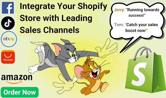 integrate sales channels and manage your shopify store as a shopify VA
