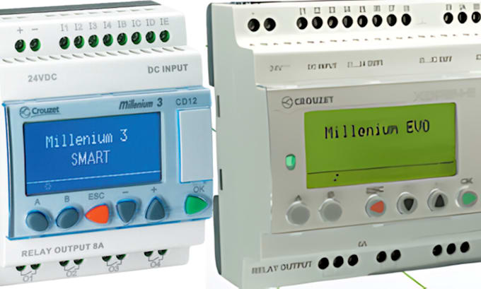 programmo plc crouzet millenium 3, millenium evo, millenium slim, em4