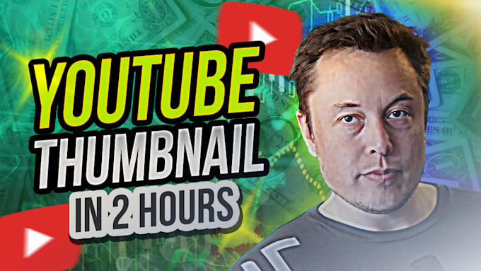 create click worthy attractive youtube thumbnail