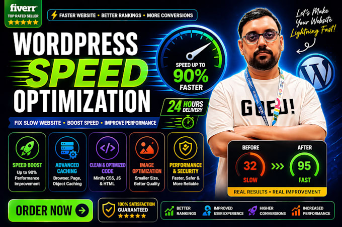 wordpress speed optimization fix slow website fast