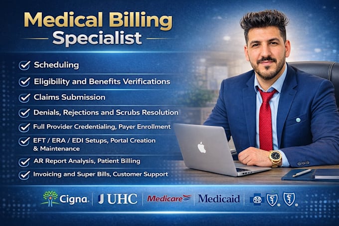 be your medical biller for medical billing and credentialing