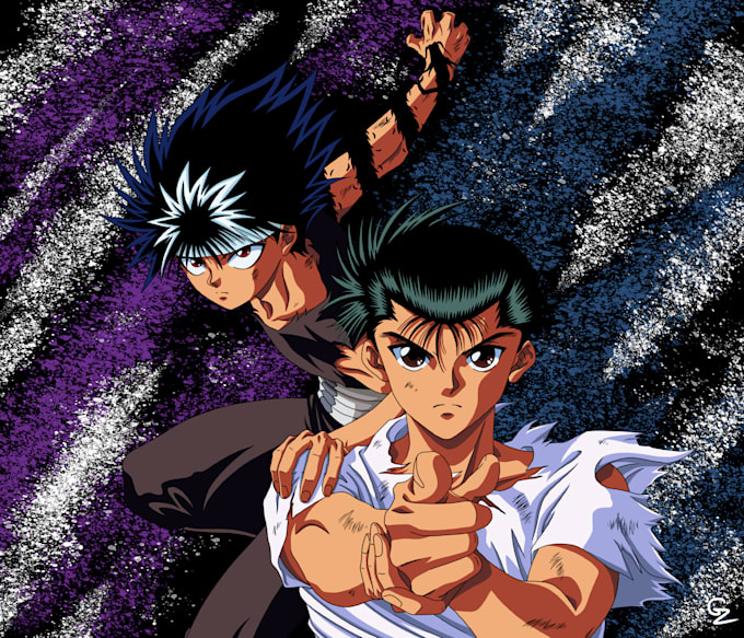 draw hunter x hunter or yu yu hakusho characters for you