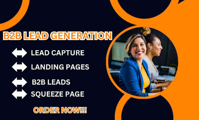 do landing page design lead capture page b2b lead generation