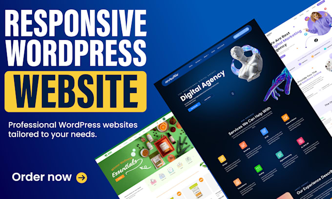 design or redesign wordpress website or woocommerce store