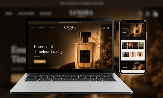 build perfume shopify store fragrance website for cologne decant perfume brand