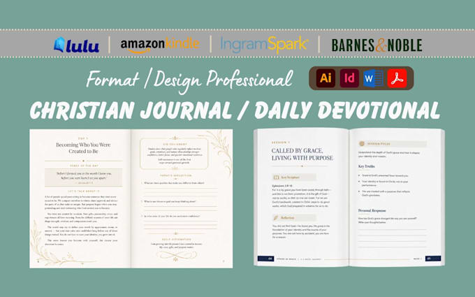 Format, design christian ebook, daily devotional, prayer journal, kdp ...