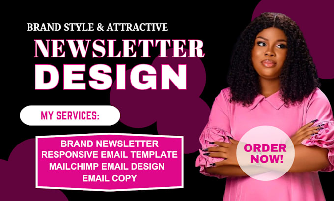 do mailchimp newsletter template design, email campaign for squarespace, wix