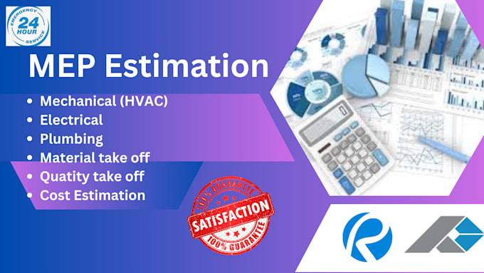 do professional mep cost estimate, material take off and quantity take off