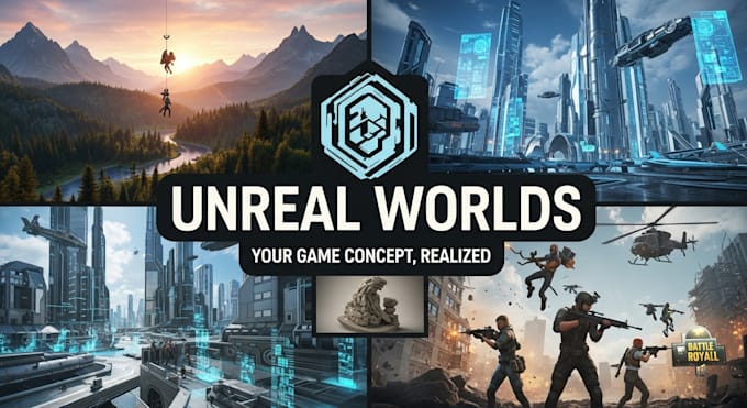 build 3d metaverse game, 3d openworld game, battle royale game, game environment
