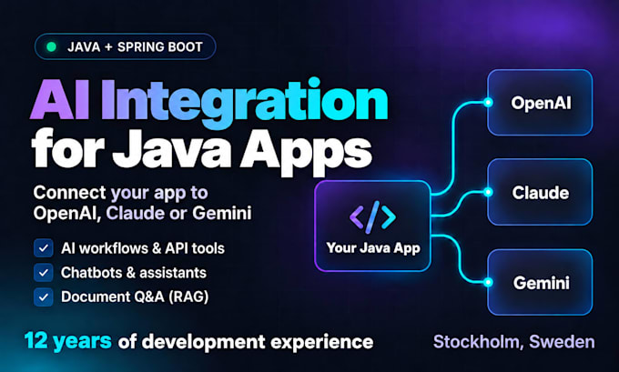 build ai powered java apps with openai, claude or gemini