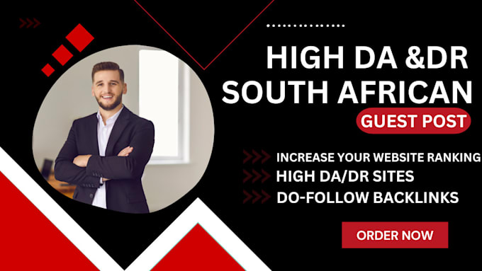 provide high da, DR south african guest post or backlinks