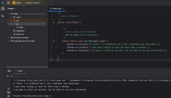 Do java programming tasks and projects by It2051229 | Fiverr