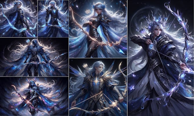 create unique manga, game, original, fantasy character