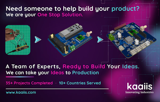 develop embedded hardware and firmware
