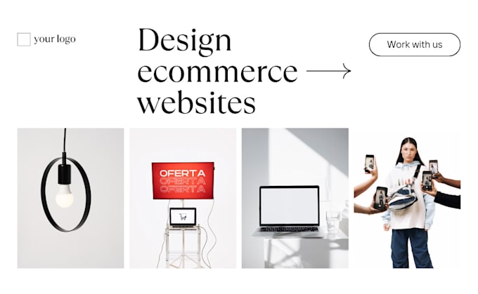 design a modern and responsive ecommerce wordpress website