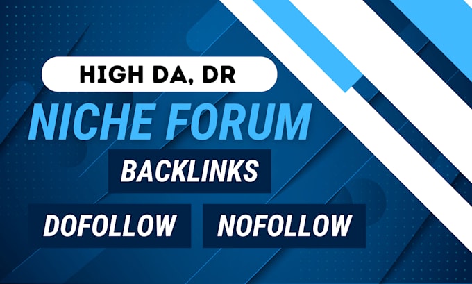 make niche relevant forum backlinks