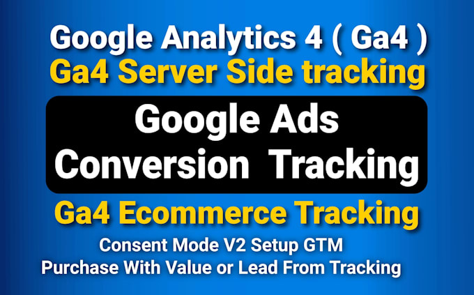 fix ga4 google ads conversion, ecommerce tracking, ga4 server side tracking