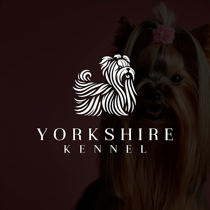do minimalist kennel, yorkshire, pets logo