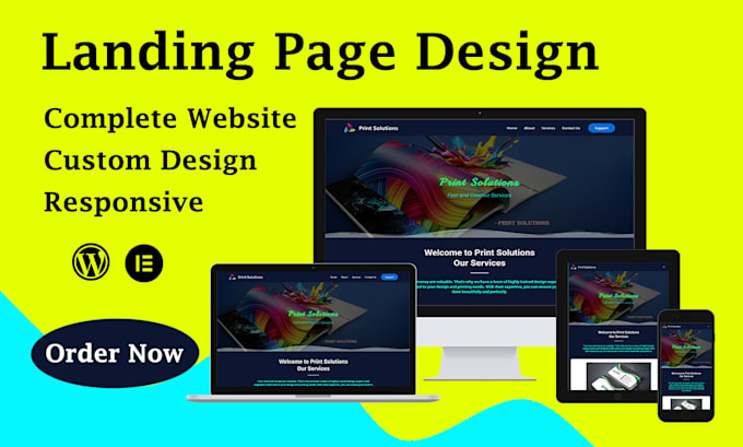 do wordpress landing page design to elevate your website