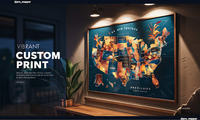 Do custom map prints for home decor unique and personalized wall art by ...