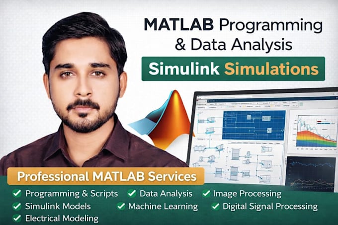 Provide matlab, simulink, data analysis and dsp solutions for ...