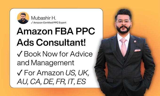 be your amazon fba ads consultant, amazon PPC campaign VA